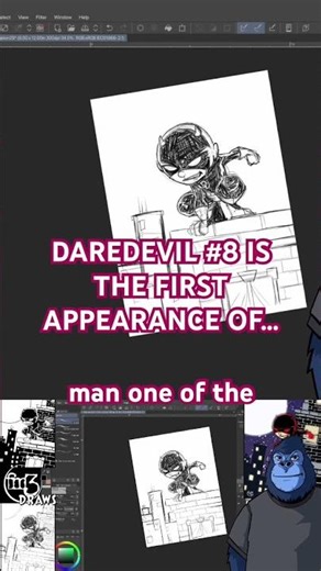 Daredevil #8 is the first appearance of a strange villain The Stilt Man!