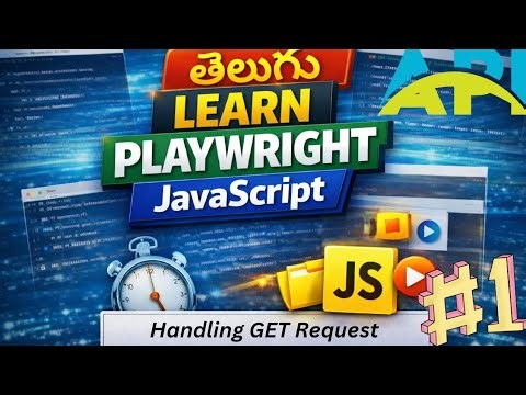 How to Perform GET Requests in Playwright JS (Telugu) - Part 1