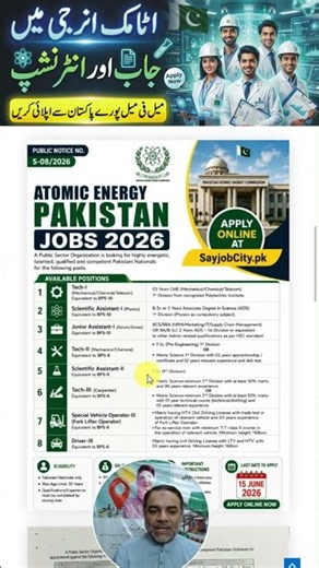 PAEC Pakistan Atomic Energy Commission Jobs 2026