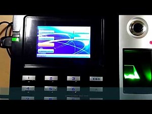 eSSL E9C How to Set date and time