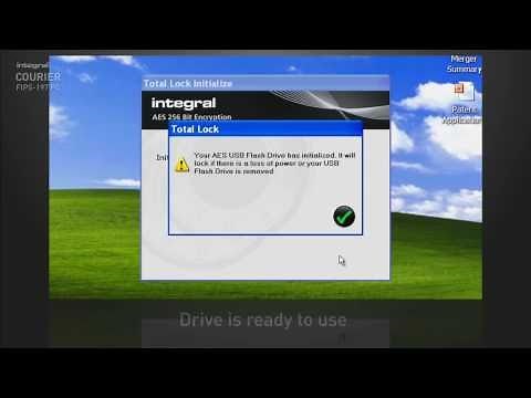 Integral Courier FIPS 197 - Encrypted USB Flash Drive (for PC)