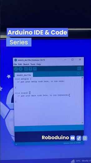 Arduino IDE & Code Series 🖥️✨ #arduinoide #arduinoprogramming #arduinocode #arduino #arduinouno