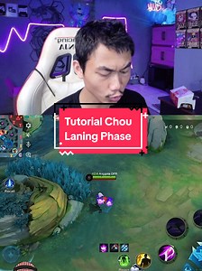 Tutorial Chou Laning Phase . @m᥆ᥒᥲᥣіᥣу. . #saprolxchou #mlbb