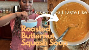 A Bowl of Comfort — Roasted Butternut Squash Soup from My Vegan Kitchen