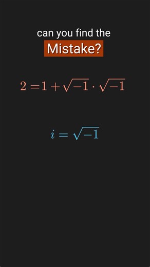Is 2 = 0?! 🤯 Find the mistake! #maths