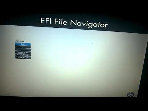 Fixing UEFI usb boot on a HP laptop (HP 4720s)
