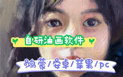 来看看新版本的开发进度，支持华为安卓苹果pc，(自研油画软件)