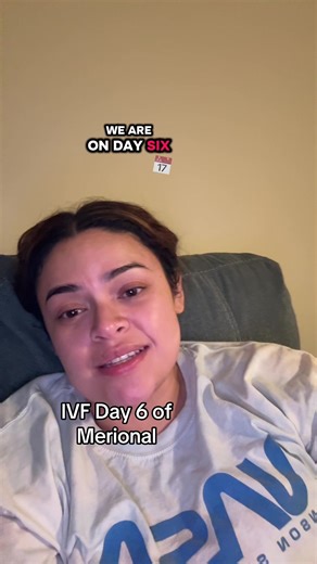 Day 6 of Merional and day 1 of Cetrotide Side Effects ✨ ✨ Headaches and nausea are definitely continuing. ✨ Exhaustion/drowsiness started yesterday. ✨ Itchiness from the cetrotide was real! ✨ Feeling like both of my ovaries are swollen. We’ve got a couple more days then back for another ultrasound! 🩷 #ivfjourney #matamoros #ttc #ivfabroad #ivfmexico