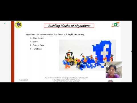 Algorithm and building blocks of algorithm
