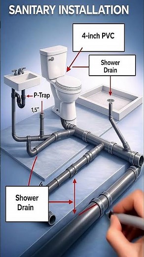 Why US Bathrooms Flood (Bad Drain Design) Plumbing Layout & Venting