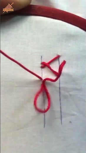 Herringbone Stitch |Basic Hand embroidery stitch | learn to sew step by step tutorial | #FirstThread