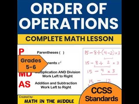 Order of Operations Day 1 | Introduction to PEMDAS | 6th Grade Math Lesson
