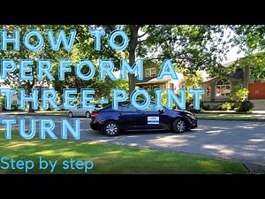 How to Perform a Three-Point Turn - Step by Step - Class 5 & 7 - SenSen Driving School