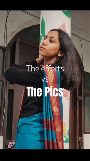 That one girl in saree!💙💫 #saree #ethnicwear #poses #banarasisaree #kanjivaram #howto #draping #yt