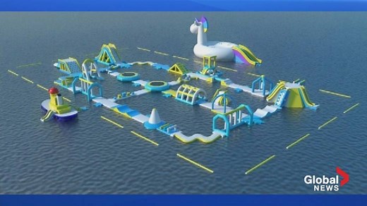 A Halifax-area water park with a large unicorn floatie looks to make a splash - Halifax | Globalnews.ca