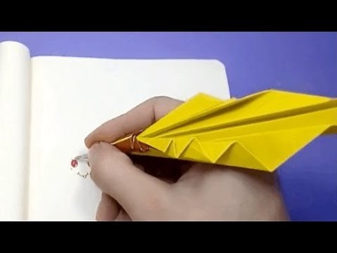 How to make an Origami Quill Pen | DIY paper crafts | Easy Origami step by step Tutorial