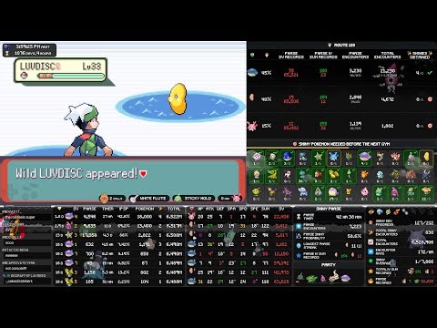 🔴 24/7 ✨ Shiny Pokémon Bot - Emerald | !faq !target !guide !clips !download !bingo