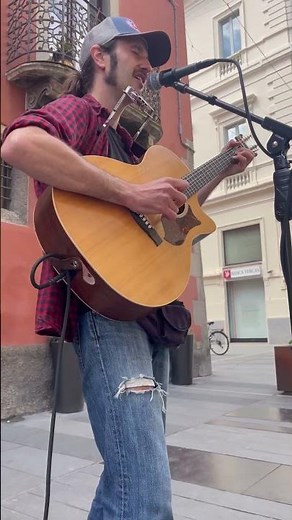 Nick Lazzarini - Kathy's Song (Simon & Garfunkel cover) #livemusic #acousticcover #busking