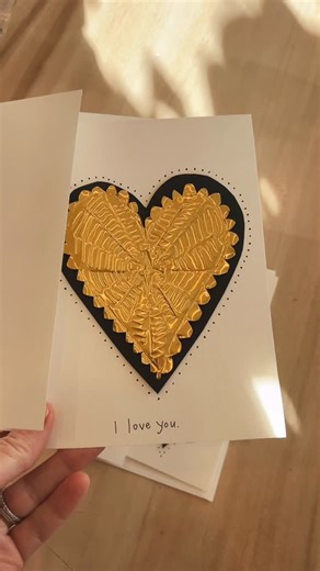 So adorable!! Here are the details— Materials needed: gold embossing foil (this is a 20 ft roll from Amazon about $25), paper plate (to protect my table) and a mechanical pencil (I’m using lead, just the tip of the pencil). 1. Draw a shape. Print out a template or sketch your design on paper first if that’s easier. Then trace it over your foil. 2. Cut out your shape. Be careful because the edges can be a bit sharp. 3. Add lots of detail. Emboss on both sides of your foil for more texture. 4. Hot