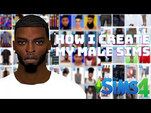 HOW I MAKE MY MALE SIMS | SIMS 4 CAS + CC LINKS & SIM DOWNLOAD
