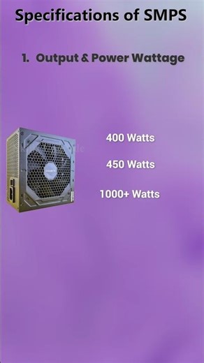 SMPS output & power #shorts #tamil #tech #tutorial #computer #smps #powersupply #specifications