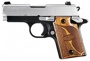 Sig Sauer 938M9SASAMBI P938 Micro-Compact SAS *MA Compliant* 9mm Luger 3' 7 1 Black Stainless Steel Walnut Grip