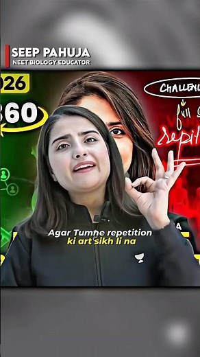 Repeatation is very imp 💯🔥#unacademy#neet #neet2026 #aiims #trending #viral#seeppahuja
