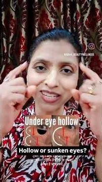 Hollow eyes? Try this face yoga | Day 7 | 21 days face yoga Challenge #faceyoga #holloweyes #shorts