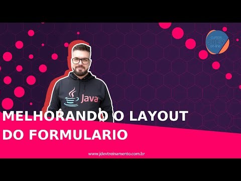 Melhorando o Layout do formulario