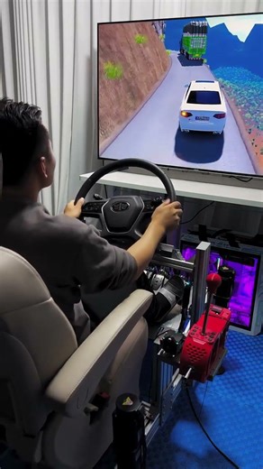 🚗 Insane Mountain Road Driving | Real Steering Wheel Simulator Gameplay 🔥