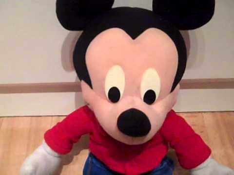 Talking Mickey mouse soft toy