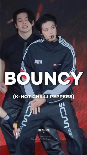 [4K] #ATEEZ (#에이티즈) - #BOUNCY(K-HOT CHILLI PEPPERS) - #WOOYOUNG FANCAM #kpop