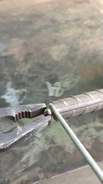 secret trick to weld two steel rods together firmly