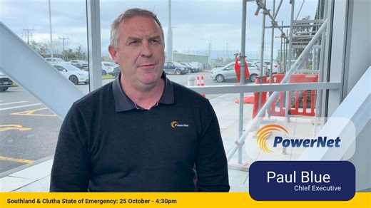 Here's an update from our Chief Executive, Paul. Thank you for your kindness, Southland & Otago! You're doing great! | PowerNet