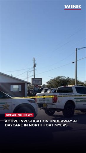 BREAKING: The Lee County Sheriff’s Office is conducting an active investigation at the Deana’s Country Kids Daycare in North Fort Myers. ➡️ WINK News anchor Gracie Fusco is on scene gathering information and providing updates as they become available. . . . #winknews #swfl #southwestflorida #breakingnews #northfortmyers | WINK News