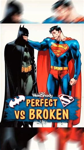 Batman and Superman are Mirrors #dc #dccomics #batman #superman #characteranalysis #superhero