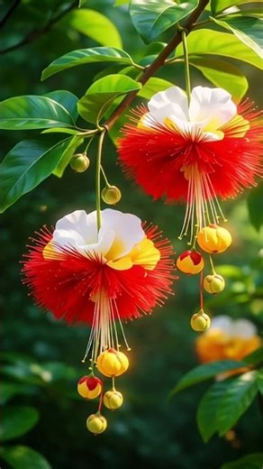 This flower looks like fireworks… 🎆🌺