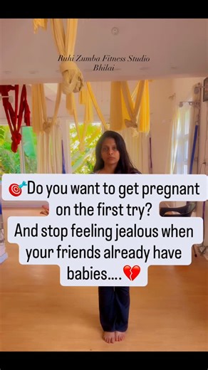 Ruhi Zumba Fitness Studio Bhilai | Trying for a baby for the first time? 🤍 Before stress, tests & fear—start with natural care, right timing & calm mind 🌿 ✨ Track ovulation... | Instagram