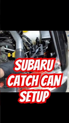 How I set my Subaru catch can up