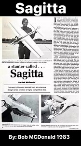 Sagitta by Bob McDonald 1983 FM #pampaclusa #fbcontrolline #fbreels2025ツ #fbifestyle #pampacl #fblifestylemanagement #coxengines # | PAMPA Control Line