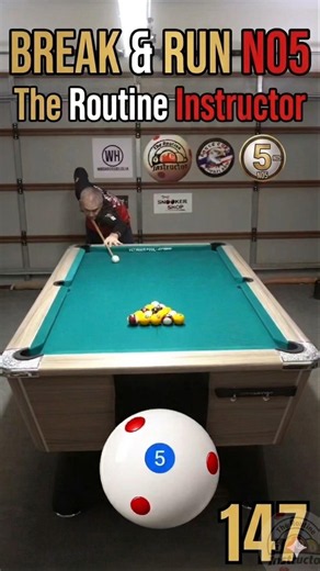 8 Ball Break and Run no5 #8ball #pool #tutorial