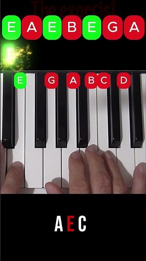 How to play piano easily "The exorcist" theme #halloween