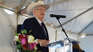 Today we were able to dedicate the OYE office to Bob Funk Sr. Thank you for your vision, dedication and generousity to OYE and our 4-H and FFA exhibitors Mr. Funk! | Oklahoma Youth Expo