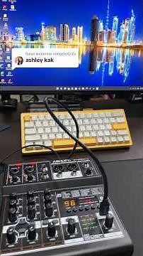 Cara hubungkan Mixer Ke laptop dan pc untuk Live