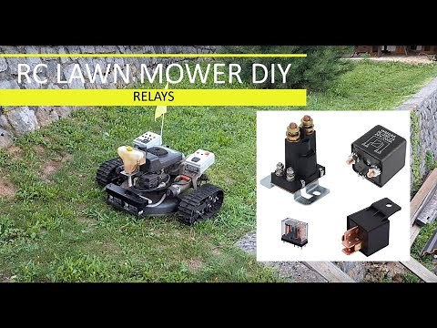 Relays test - Remote Control Lawn Mower DIY