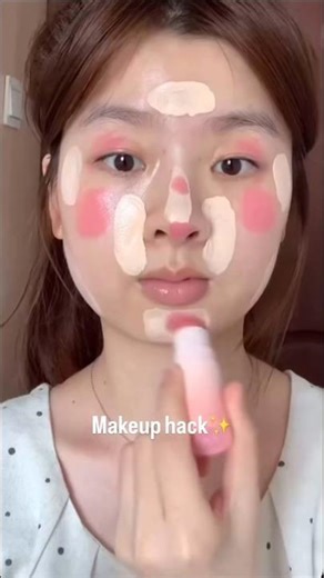 viral korean makeup hack on Indian skin 😱#koreanmakeup #hack #shorts #ytshorts