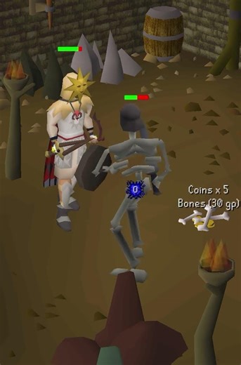Level 25 Skeleton vs DEF Pure #osrs