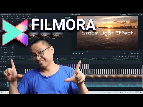 How to create STROBE LIGHT EFFECT in Wondershare Filmora X?