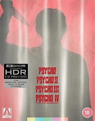 The Psycho Collection 4K Blu-ray (Psycho 4K / Psycho II 4K / Psycho III 4K / Psycho IV: The Beginning 4K | Limited Edition) (United Kingdom)