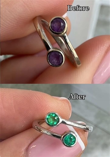 Custom Toe Ring Redefined with Colorful Colombian Emeralds